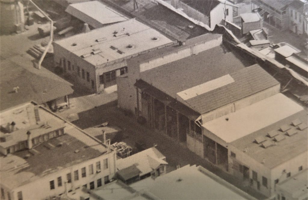 Paramount Backlot Aerial View 1960 - Larger Close Up - Invisible Themepark