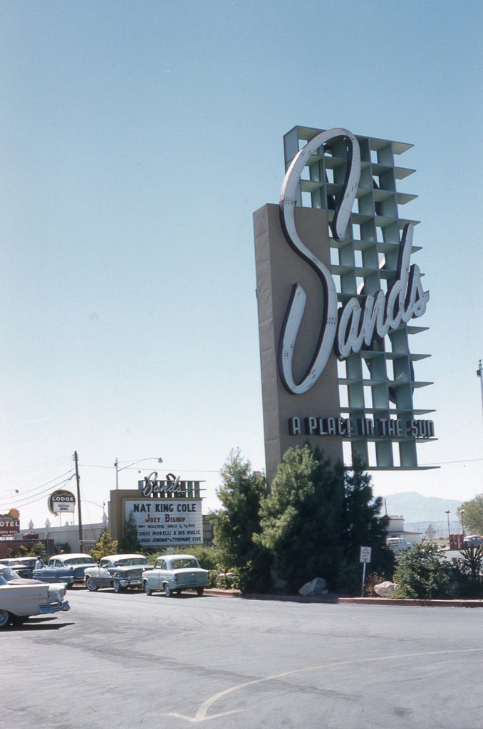 Sands Hotel and Casino Sign in Las Vegas Was Mid-Century Perfection ...