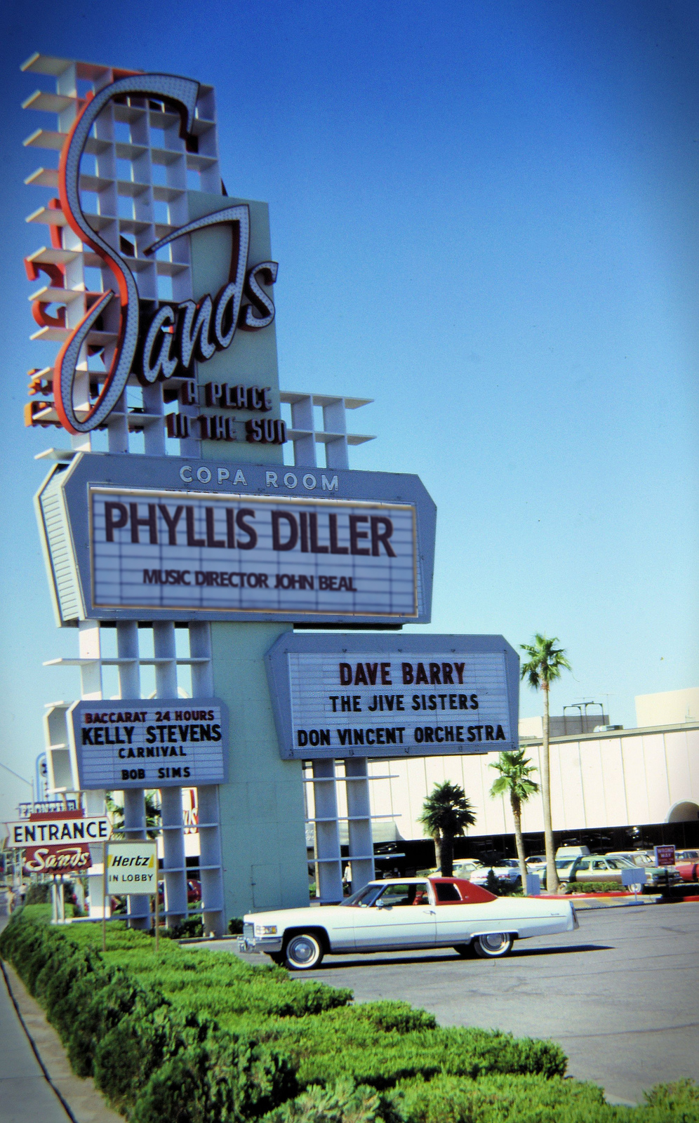 Sands Hotel Sign – Phyllis Diller – Invisible Themepark